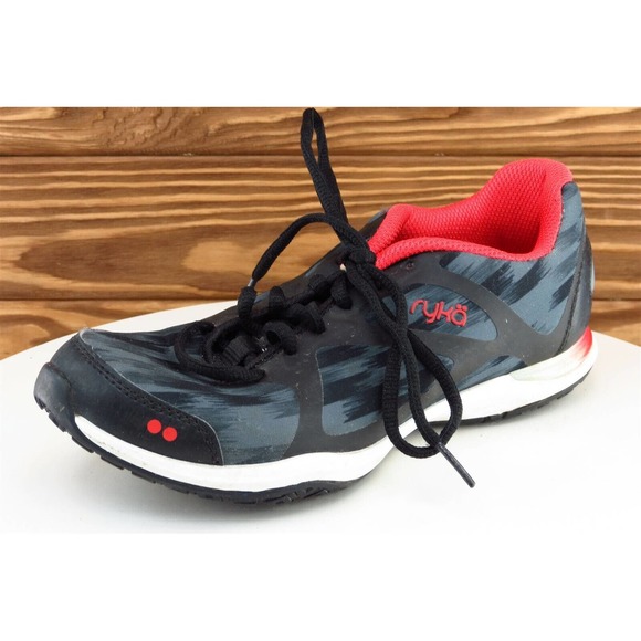 Ryka Women Size 5.5 M Black Running Synthetic Grafik - Picture 1 of 9